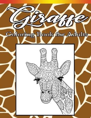 Book cover for Giraffe Coloring books for adults