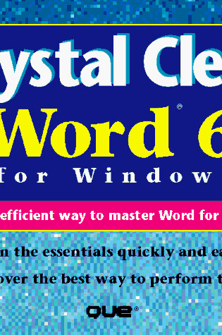 Cover of Crystal Clear WORD 6 for Windows