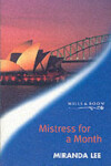 Book cover for Mistress for a Month