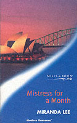 Book cover for Mistress for a Month