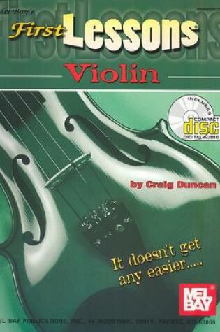 Cover of First Lessons Violin Book/CD Set