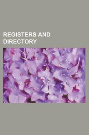 Cover of Registers and Directory