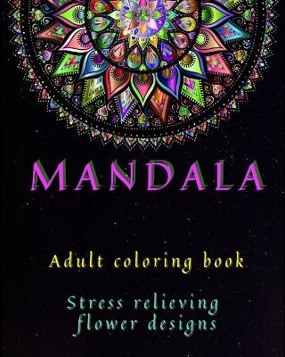 Book cover for Mandala Adult Coloring Book