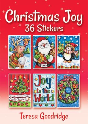 Book cover for Christmas Joy 36 Stickers