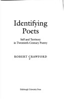 Book cover for Identifying Poets