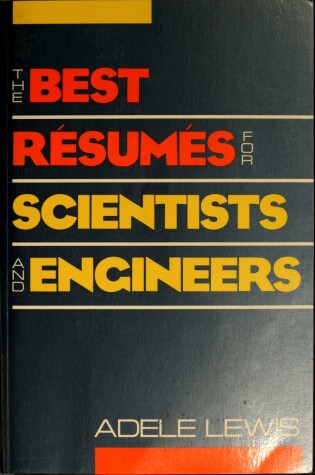 Cover of Best Resumes for Scientists and Engineers