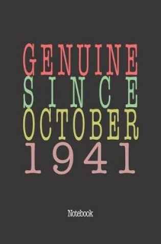 Cover of Genuine Since October 1941