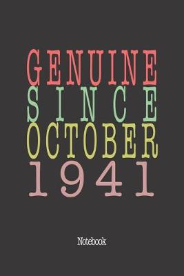 Book cover for Genuine Since October 1941