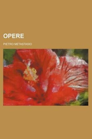 Cover of Opere (15)