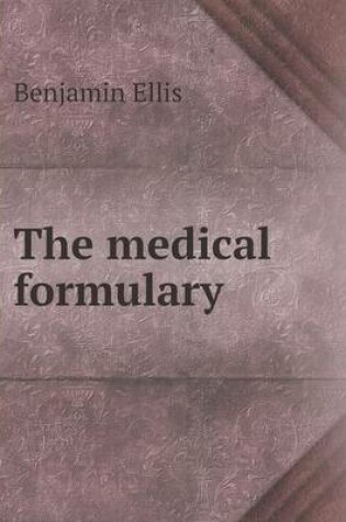 Cover of The medical formulary