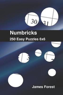 Book cover for 250 Numbricks 6x6 easy puzzles