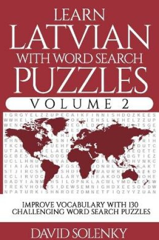 Cover of Learn Latvian with Word Search Puzzles Volume 2