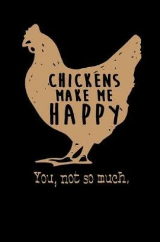 Cover of Chickens Make Me Happy You, Not So Much.
