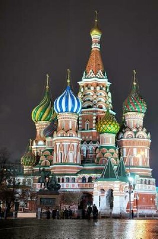 Cover of Saint Basil Cathedral at Night Moscow, Russia