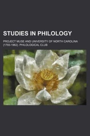 Cover of Studies in Philology (Volume 6-11 (1910-1913))