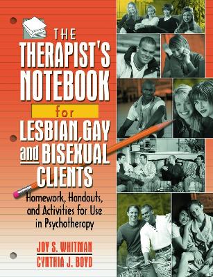 Book cover for The Therapist's Notebook for Lesbian, Gay, and Bisexual Clients