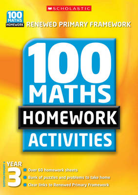 Cover of 100 Maths Homework Activities for Year 3