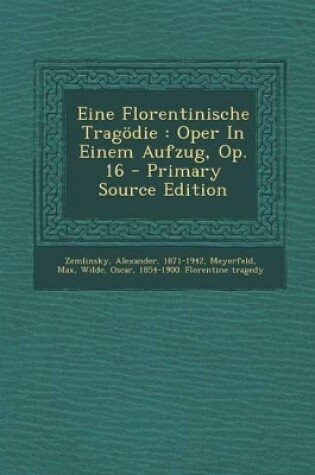 Cover of Eine Florentinische Tragodie