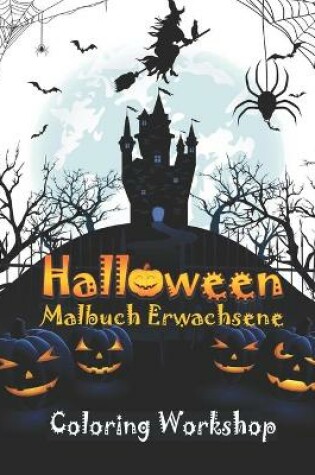 Cover of Halloween Malbuch Erwachsene