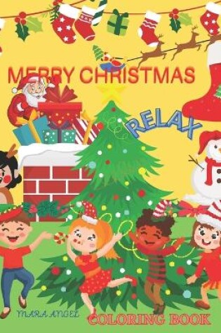 Cover of Merry Christmas Relax Coloring Book