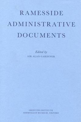 Book cover for Ramesside Administrative Documents