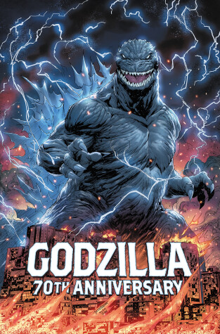 Book cover for Godzilla's 70th Anniversary
