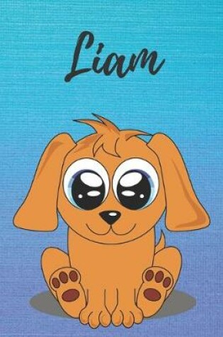 Cover of Liam dog coloring book / notebook / journal / diary