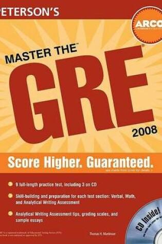 Cover of Master the GRE