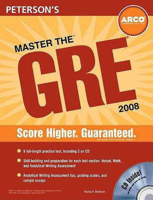 Book cover for Master the GRE