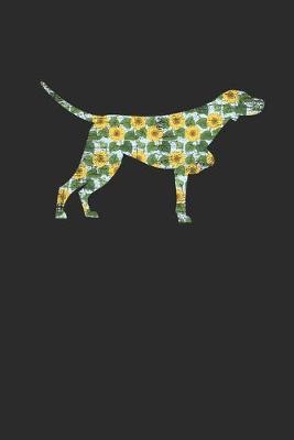 Book cover for Hunting Dog With Seamless Sunflower