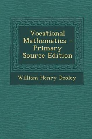 Cover of Vocational Mathematics