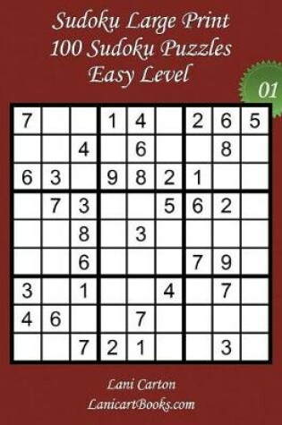 Cover of Sudoku Large Print - Easy Level - N°1