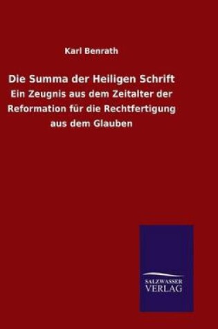 Cover of Die Summa der Heiligen Schrift