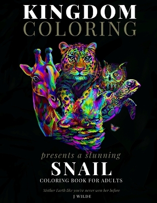 Book cover for A Snail Coloring Book for Adults