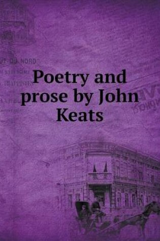 Cover of Poetry and prose by John Keats