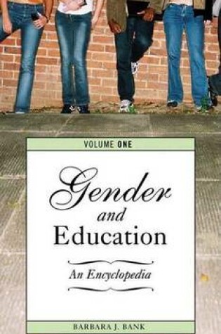 Cover of Gender and Education: An Encyclopedia
