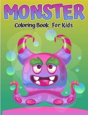 Book cover for Monsters Coloring Book For Kids