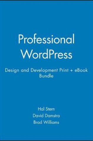 Cover of Professional Wordpress: Design and Development Print + eBook Bundle