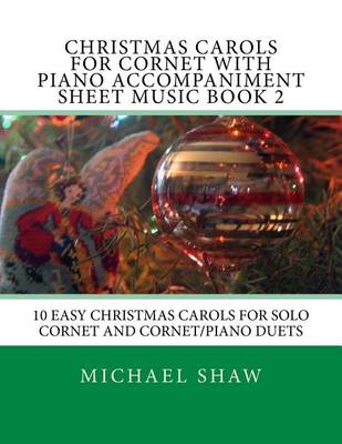 Book cover for Christmas Carols For Cornet With Piano Accompaniment Sheet Music Book 2