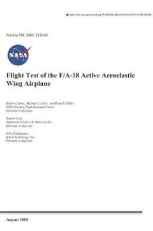 Cover of Flight Test of the F/A-18 Active Aeroelastic Wing Airplane