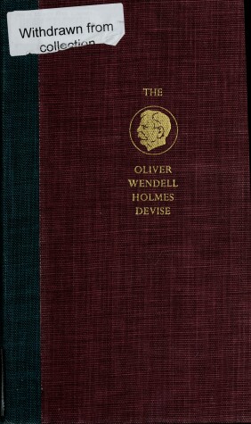 Book cover for The Oliver Wendell Holmes Devise (History of the Supreme Court of the United States