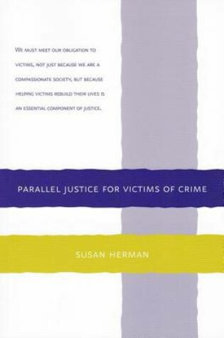 Cover of Parallel Justice for Victims of Crime