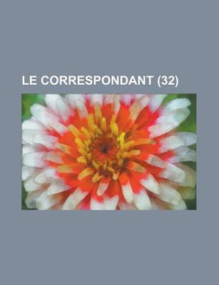 Book cover for Le Correspondant (32)