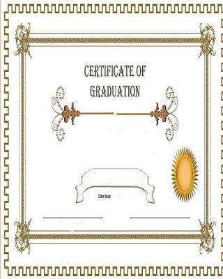 Book cover for Certificate of Graduation