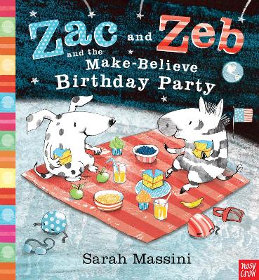 Book cover for Zac and Zeb and the Make Believe Birthday Party