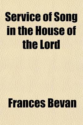 Book cover for Service of Song in the House of the Lord