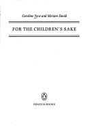 Book cover for For the Children's Sake