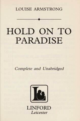 Cover of Hold On To Paradise