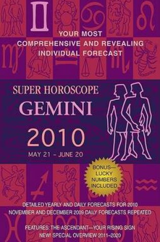 Cover of Super Horoscope Gemini