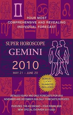 Book cover for Super Horoscope Gemini